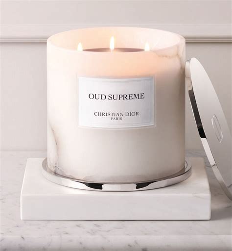 oud supreme dior candle|Oud Suprême Scented Candle: Luxury Perfume Home Fragrance .